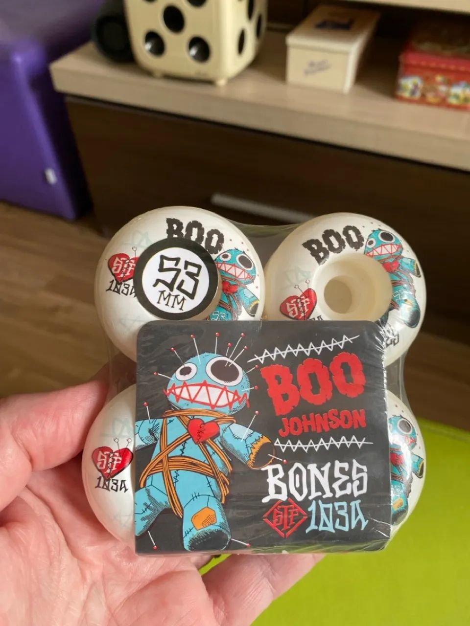 Rodas para skate Bones STF model Boo Johnson tam 53 - Foto 2