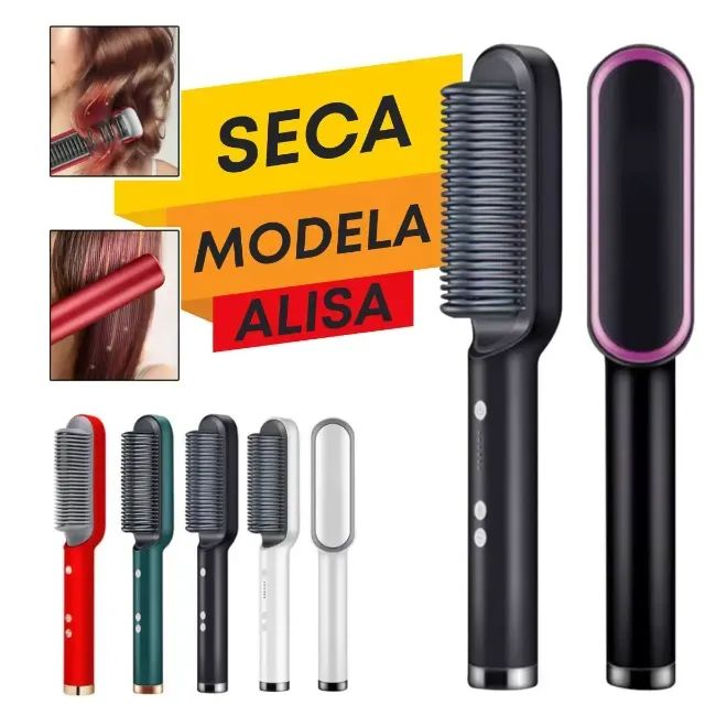 Escova Alisadora 3 em 1(PAGUE SOMENTE NA ENTREGA) - Foto 2