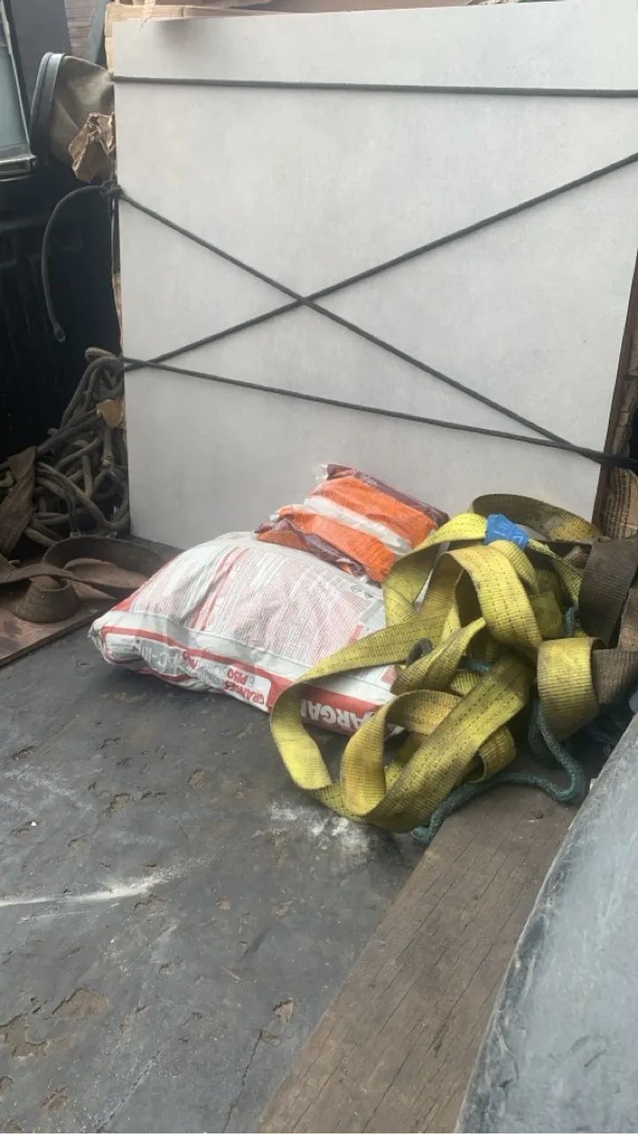 Piso com efeito cimento queimado + rejunte 