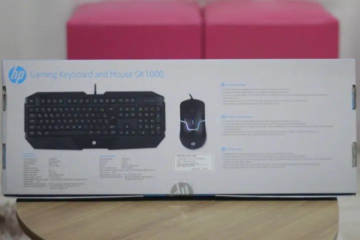 Kit Teclado e Mouse Gamer da HP gk1000 - Foto 2