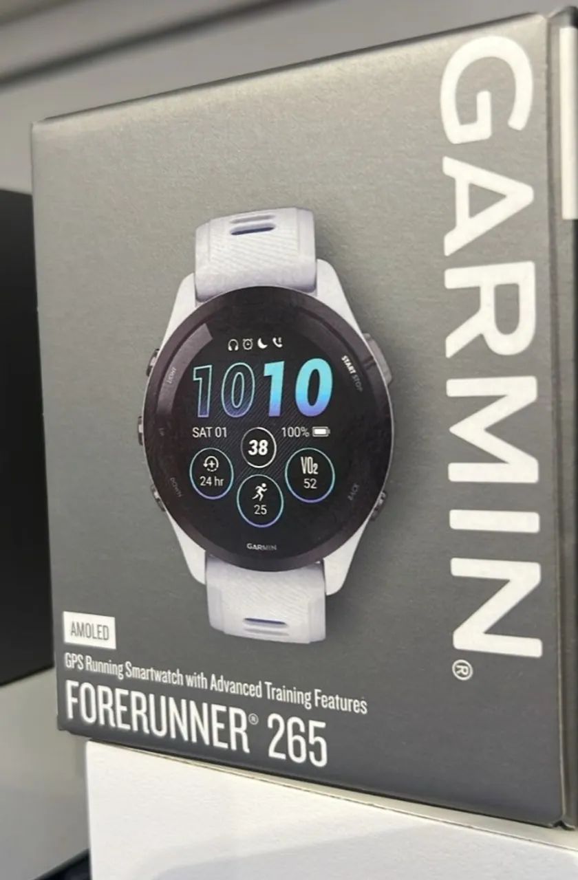 Relógio Garmin Forerunner 265 Music Preto, Branco ou Azul. - Foto 3