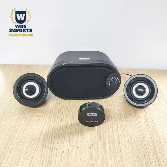 Caixa de Som com Receptor Bluetooth para Pc - Foto 2