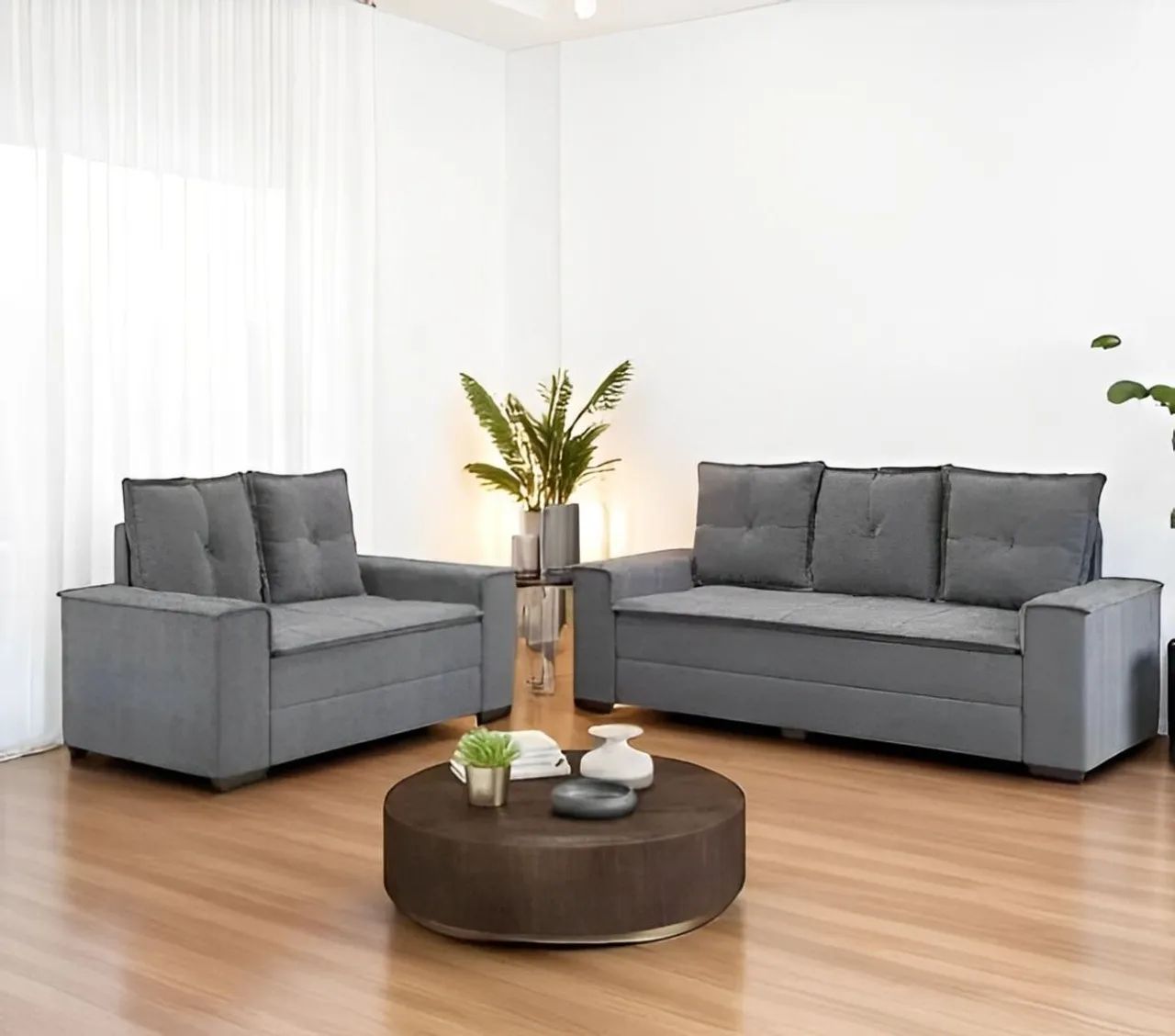 Sofá Roma novo modelo 2 e 3 lugares 