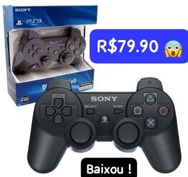Controles Sony play 3 novos garantia entregamos aceitamos cartões e Pix