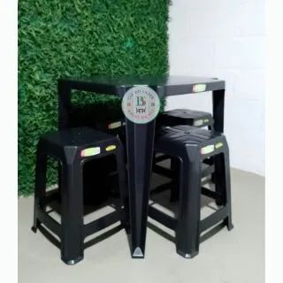 Jogo Mesa + 4 Banqueta Bessa 100Kg  - Foto 3
