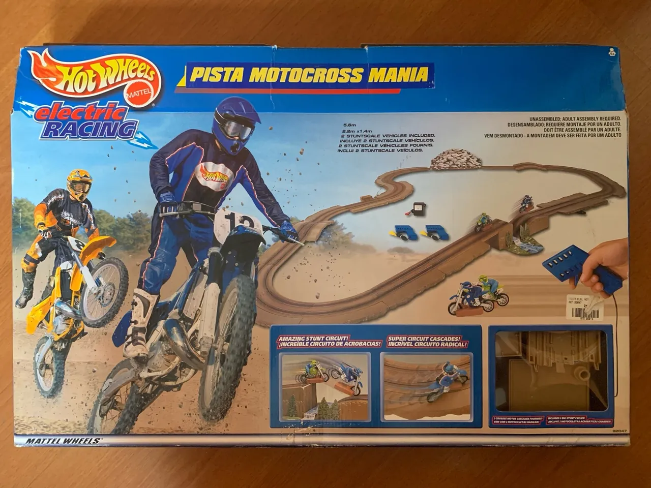 Pista Moto Cross Mania Hot Wheels Electric Racing Mattel
