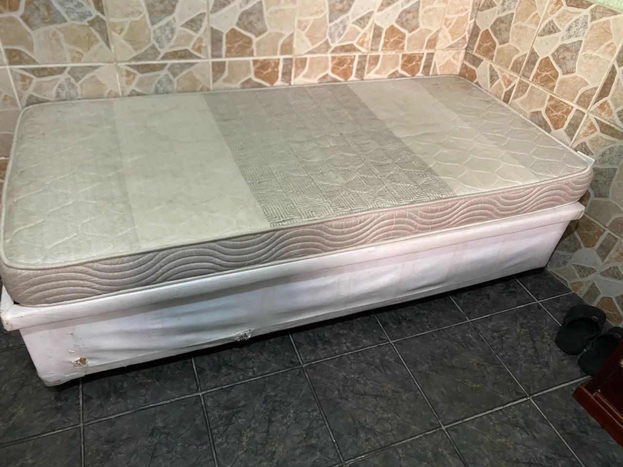 Cama Box Baú Solteiro + Colchão  - Foto 3