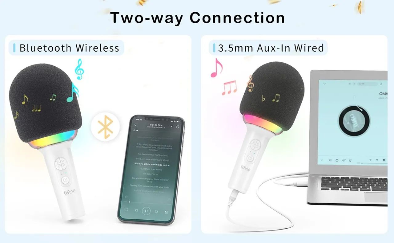 Microfone para karaokê fifine  - Foto 6