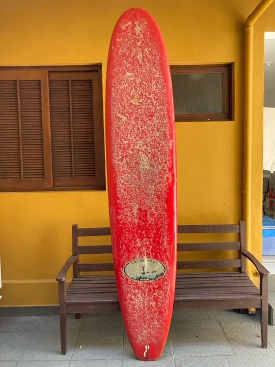 Prancha de Surfe Longboard Vermelha 9.0