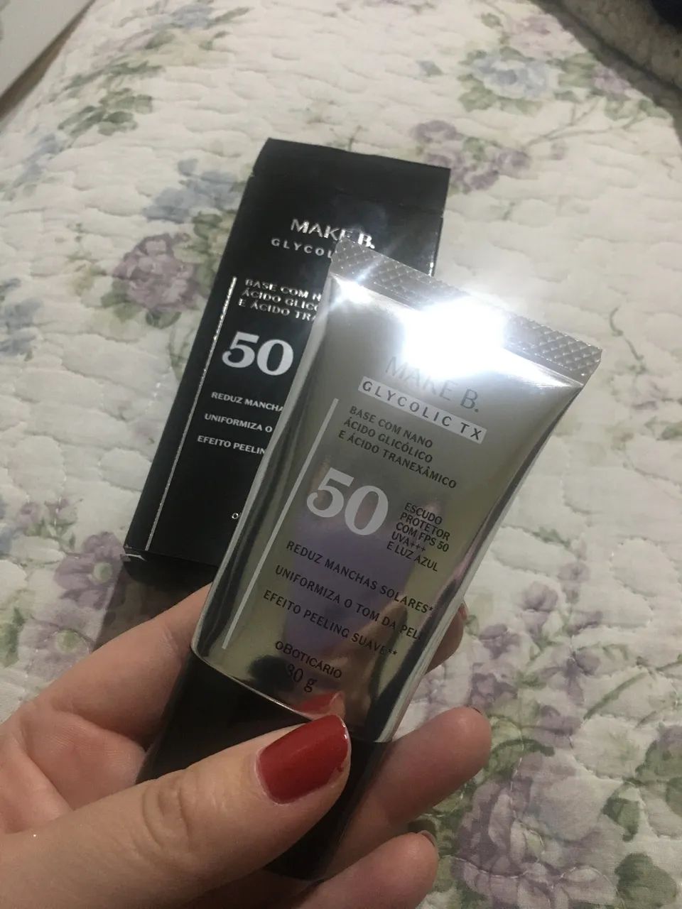 Base Make B. Glycolic TX - Cor 100 - NOVA!