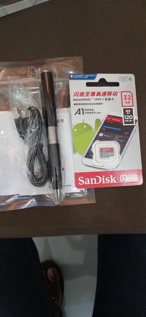 Caneta Espiã com Câmera HD - Grava Vídeos e Fotos - Foto 2