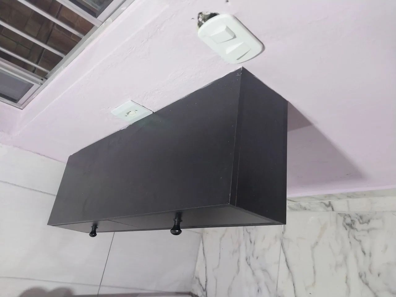 Penteadeira com 2 Gavetas - Preta - Foto 5