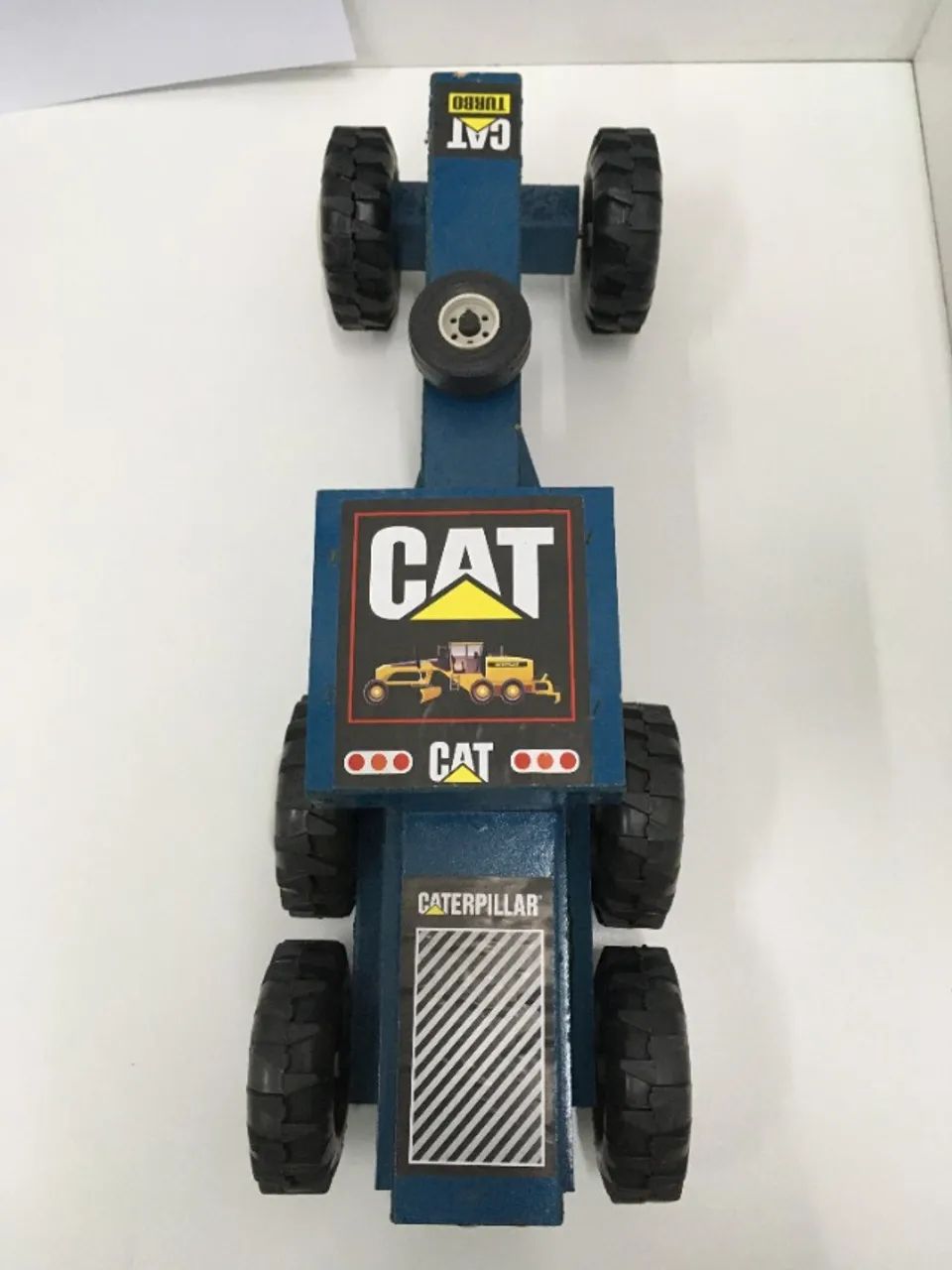 Artesanato Trator Cat Caterpillar Em Madeira - Foto 5