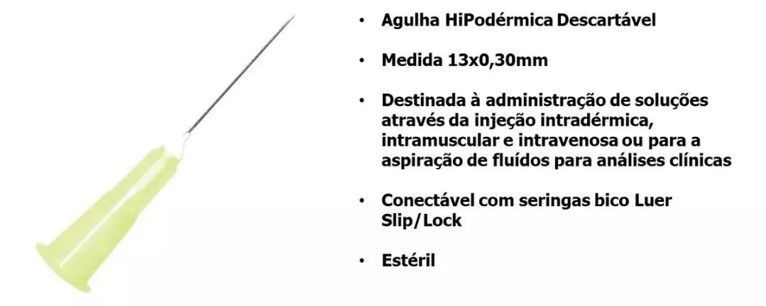 Agulhas Descartáveis 30G Hipodérmicas Medix - 100 unidades - Foto 4