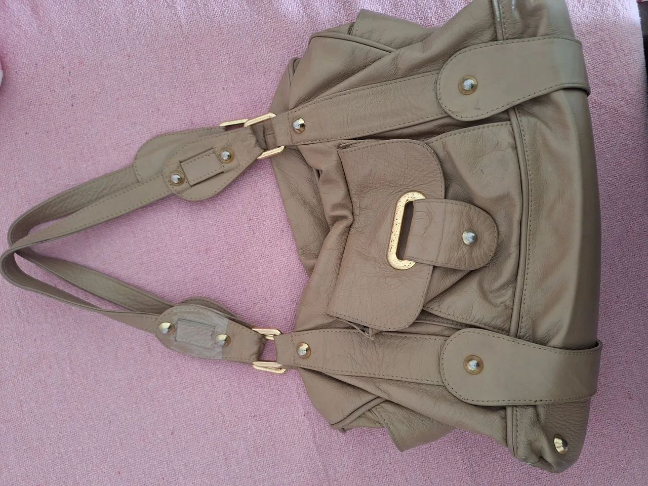 Bolsa de Ombro Bege