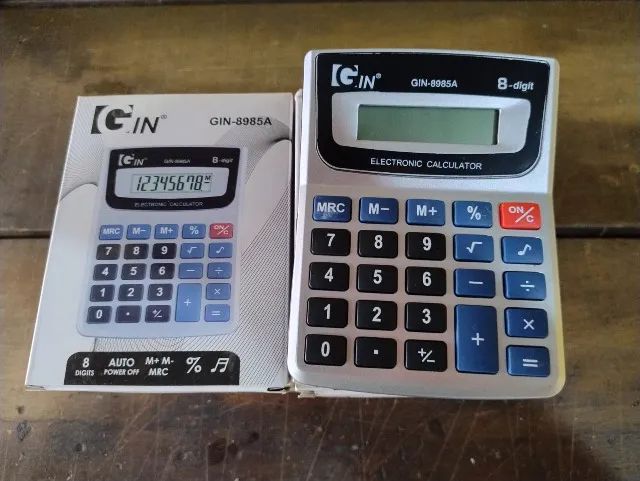 KIT 07 CALCULADORAS DE MESA - Foto 3