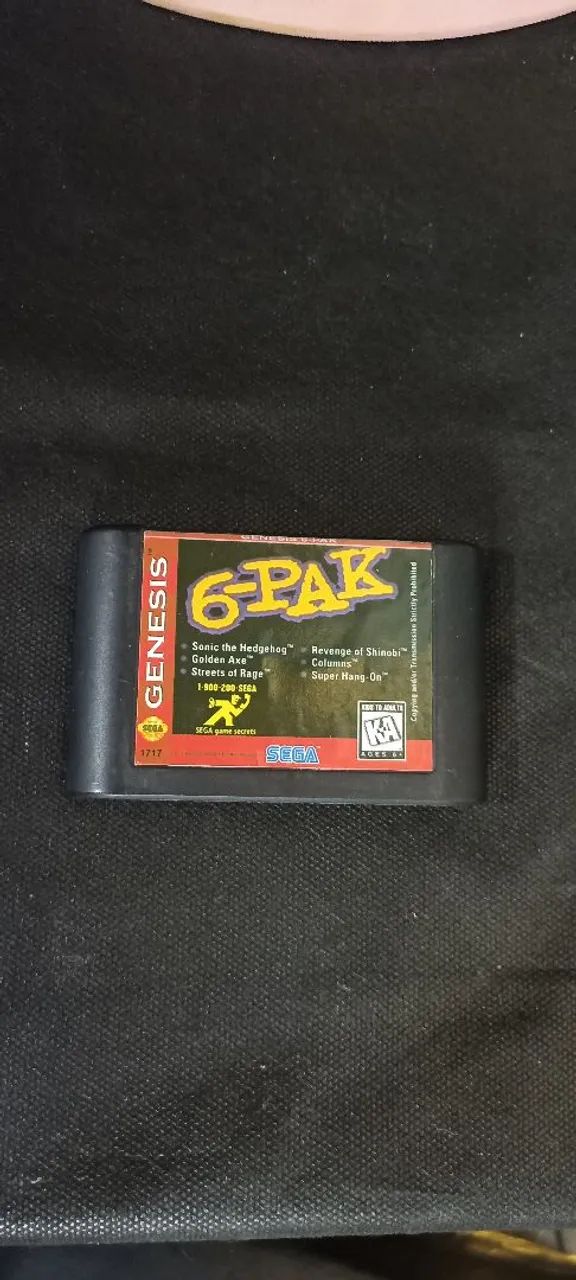 6 pak mega drive original 