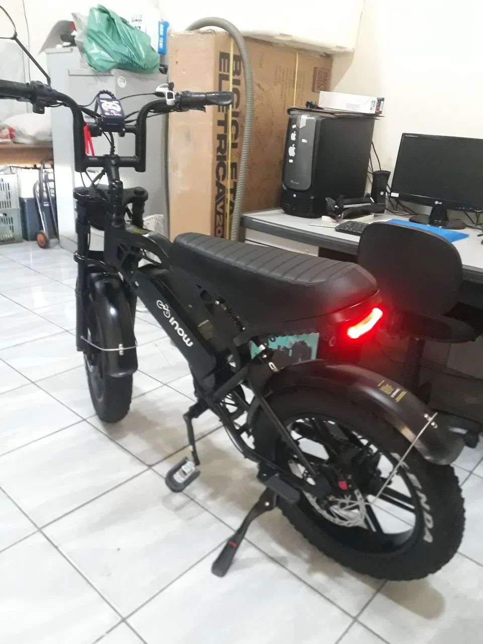 Bicicleta Elétrica INOW V20 Break 2025 muito nova sem nenhum arranhão 