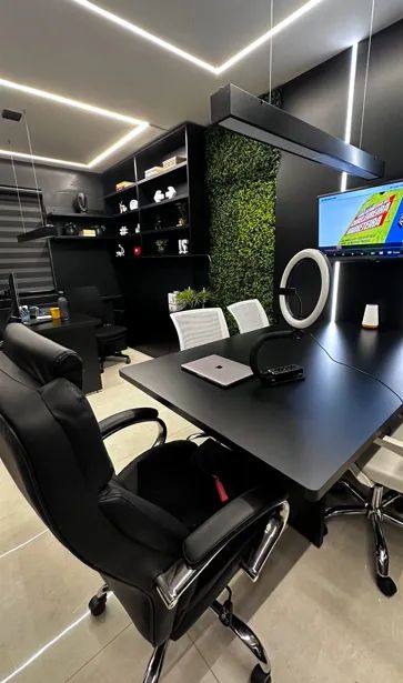 Escritório pronto e mobiliado sala comercial de luxo oportunidade