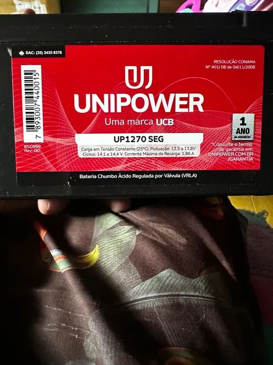 Bateria estacionária 7ah
