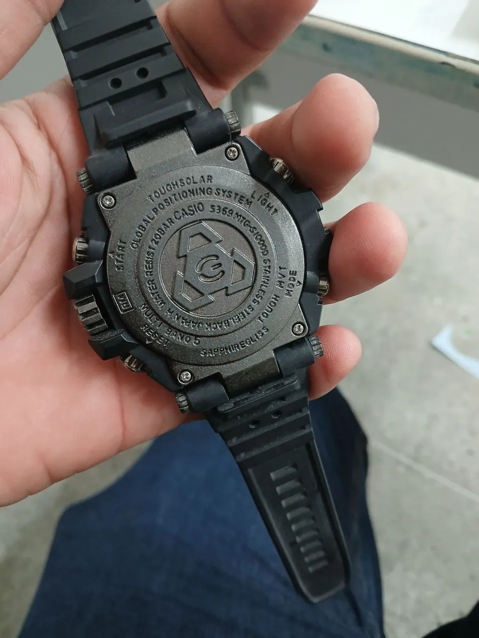 Relógio G-Shock csixa de ferro- Design e Resistência - Acessórios