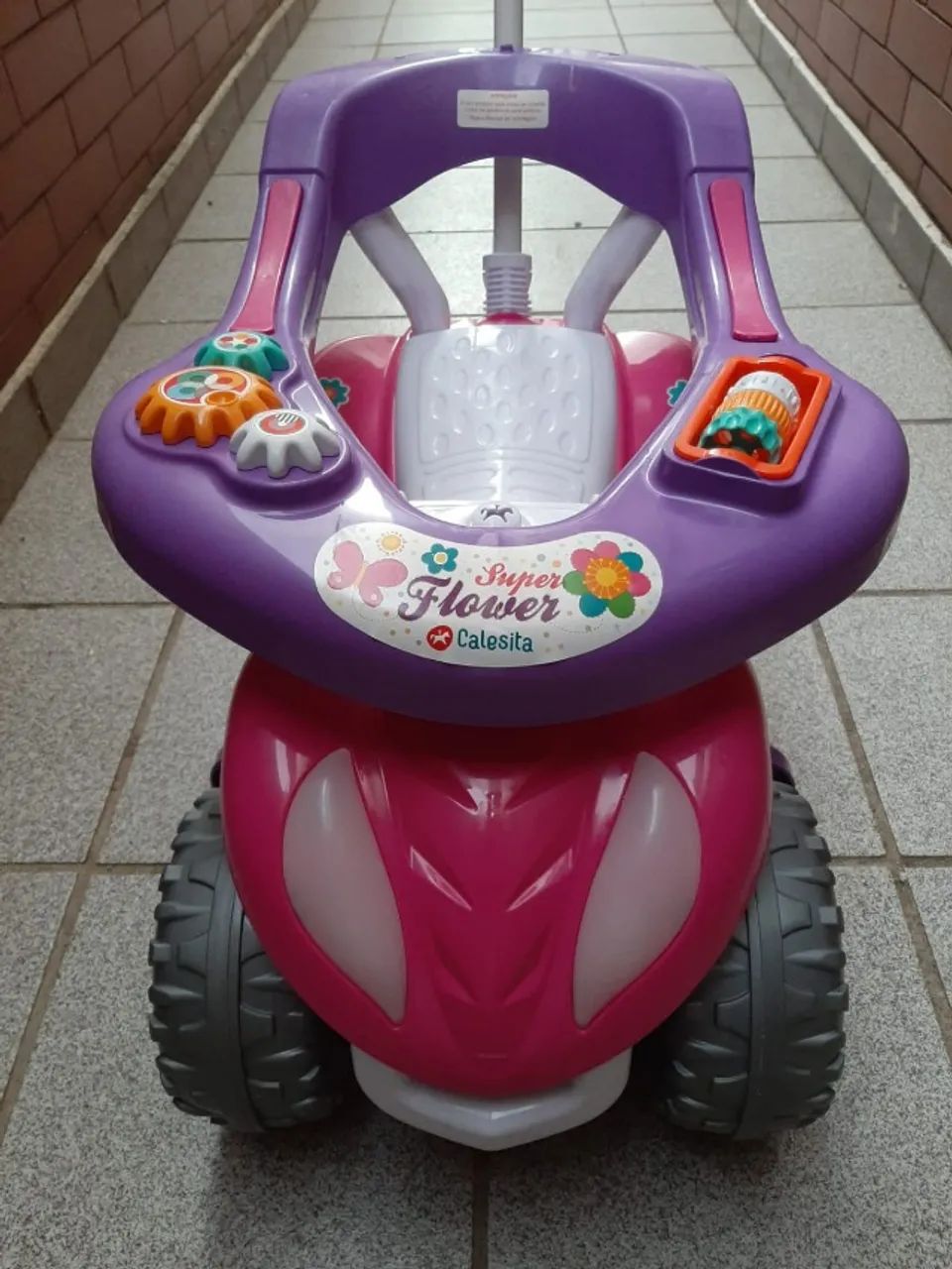 Carrinho Andador Calesita Super Flower - Estimula os Primeiros Passos - Foto 3