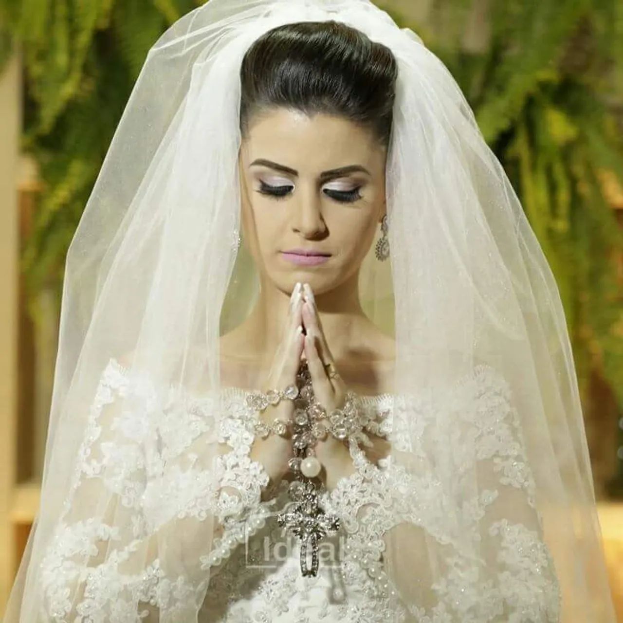 Vestido de noiva renda branco