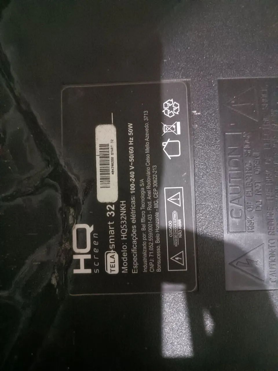 Placa principal tv HQ 32 hqs32nkh smart tenho outras peças fonte tcon vídeo mãe  - Foto 3