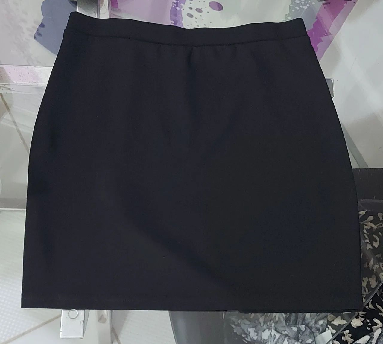 Saia curta preta - Foto 2