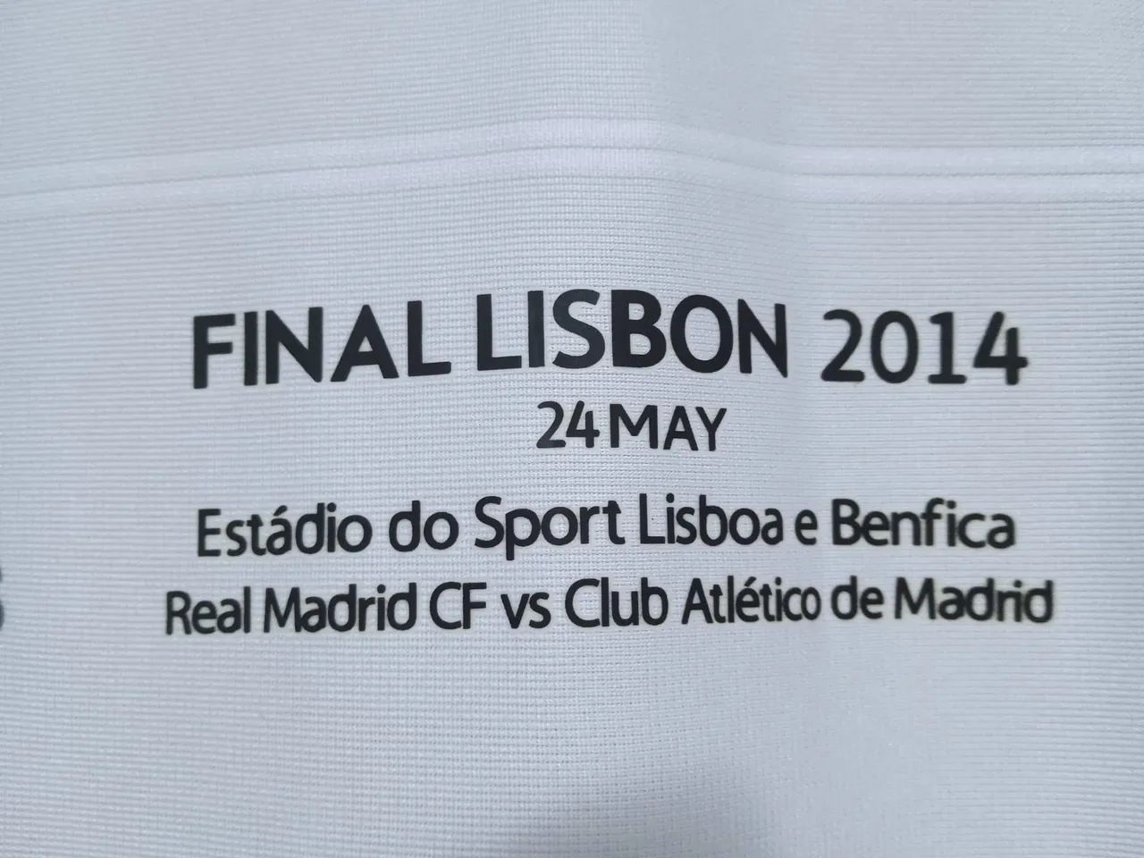Camisa Real Madrid Final Champions 2013 / 2014 #7 Ronaldo Jogo Autografada Certificada - Foto 3