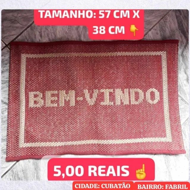 Vendo tapete de porta R$ 5,00 reais 