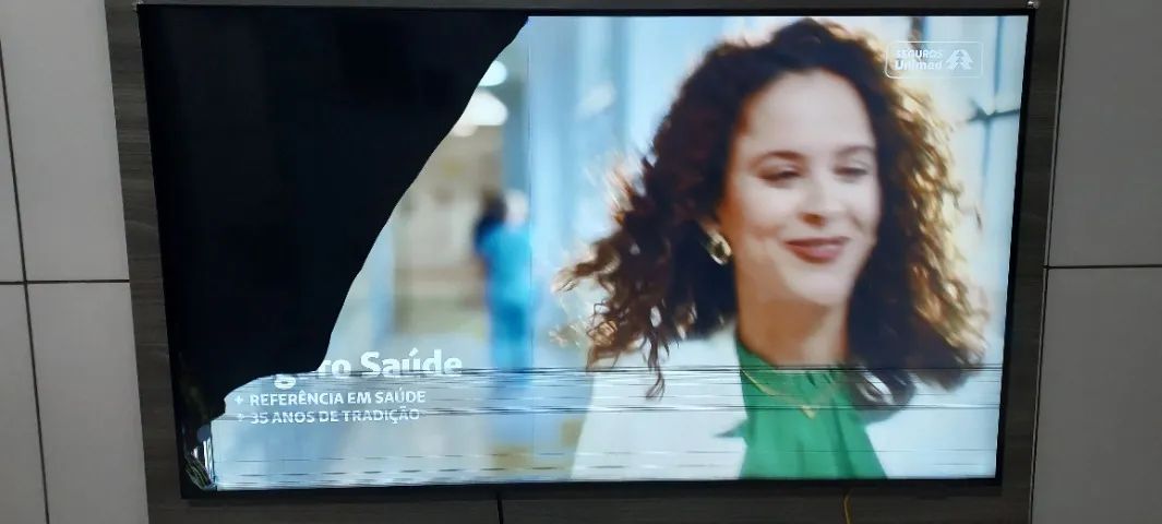 Tv 55 4k samsung tela quebrada  - Foto 3