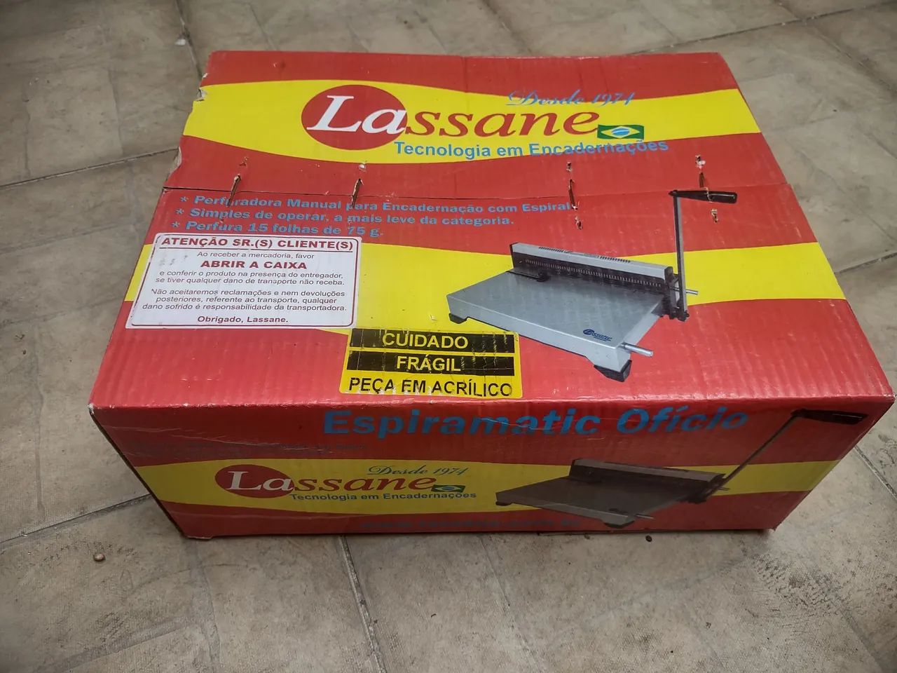 Encadernadora Espiral Tamanho Ofício Espiralmatic - Foto 2