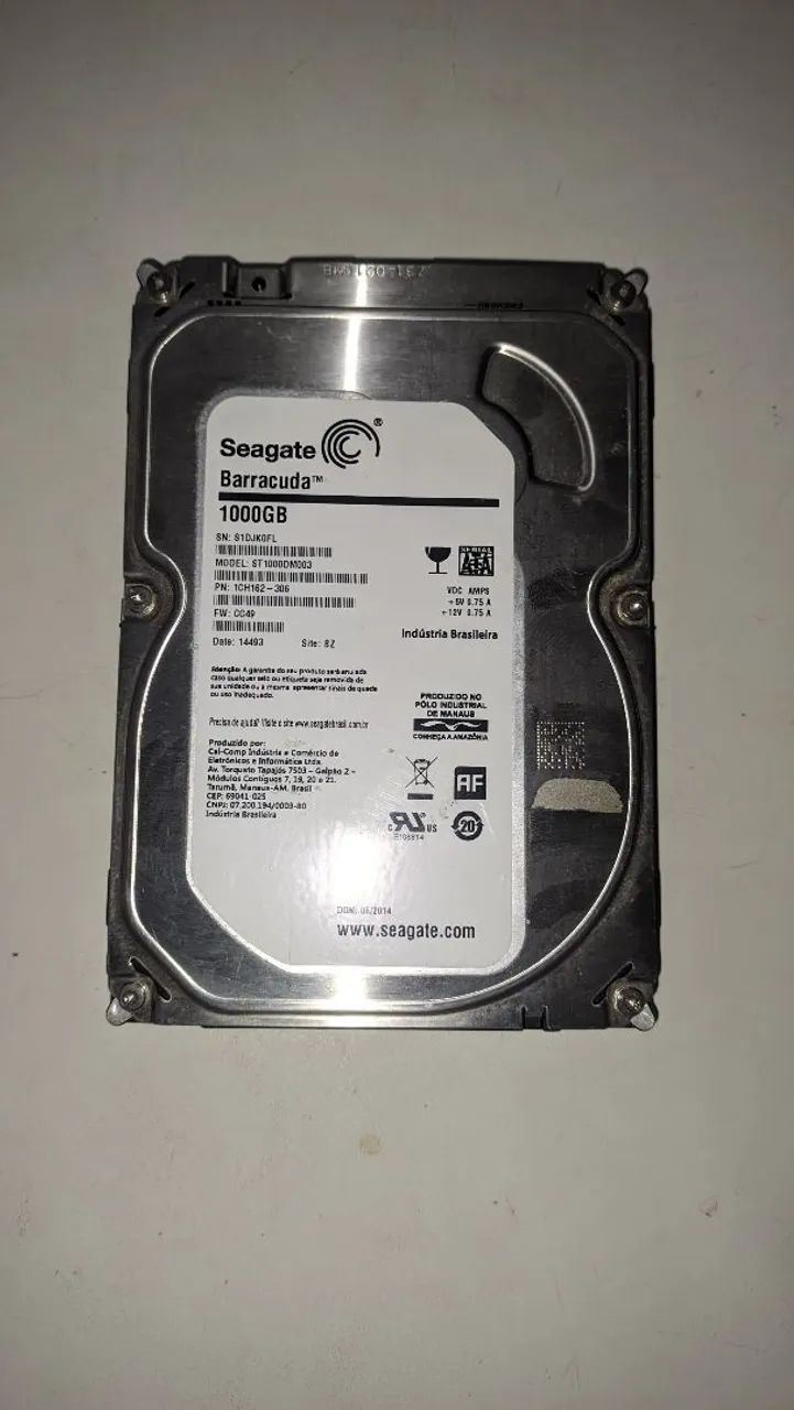 HD Seagate Barracuda 1TB64374419928067120