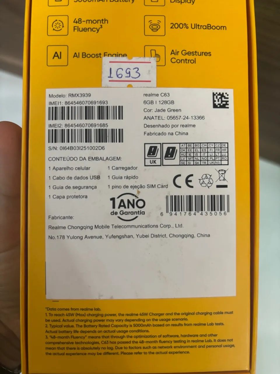 Realme C63 128GB - Foto 3