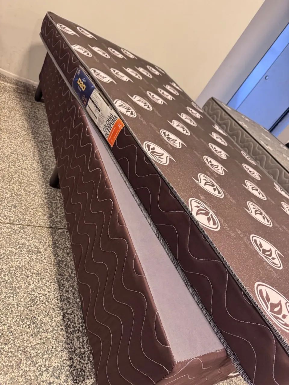 Cama solteiro E Colchão D20 Entrega Grátis 