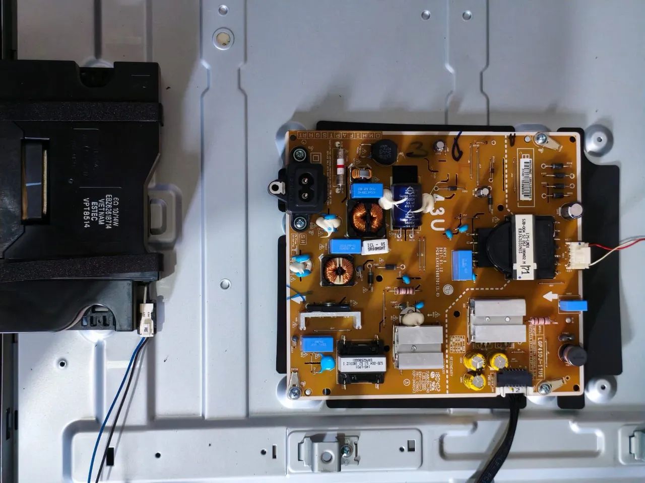 Placa principal smart tv LG modelo: 43UK6310PSE - Foto 6