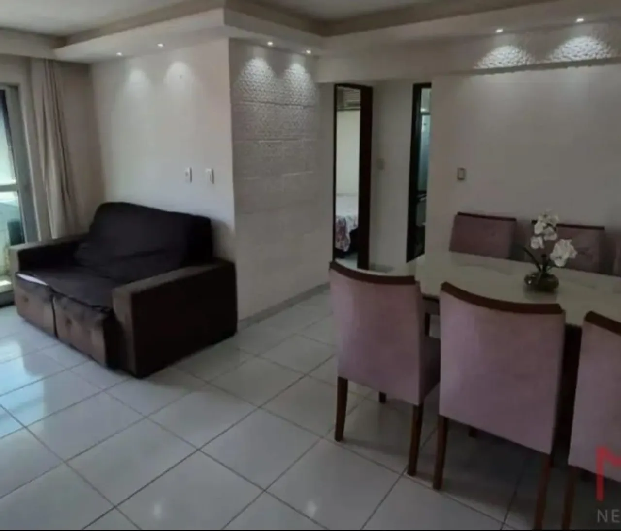 Apartamento semi mobiliado