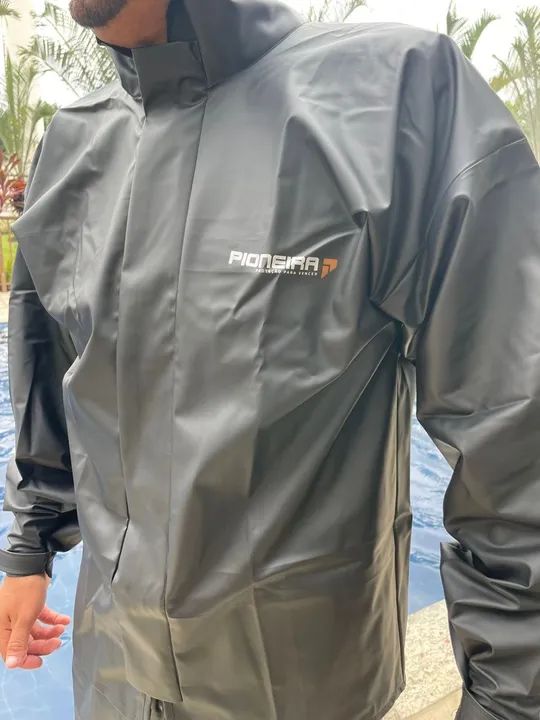 Capa de chuva motociclista pioneira  - Foto 4