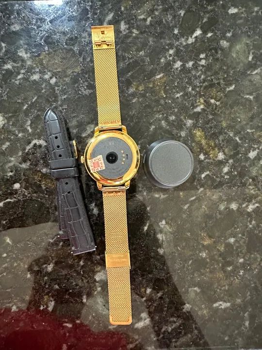  Smartwatch Dourada - Foto 4