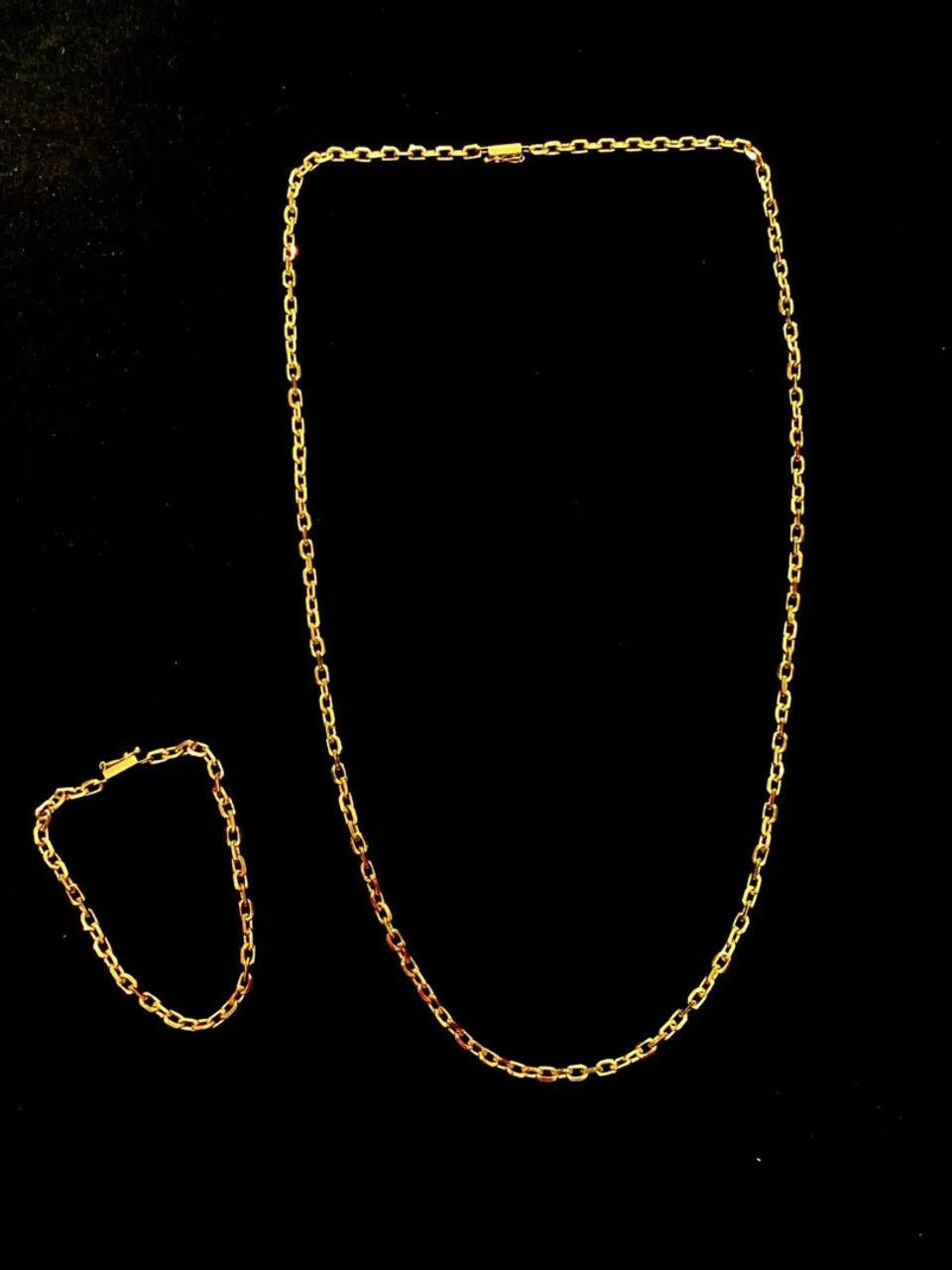 Corrente e pulseira conjunto moeda antiga  - Foto 3