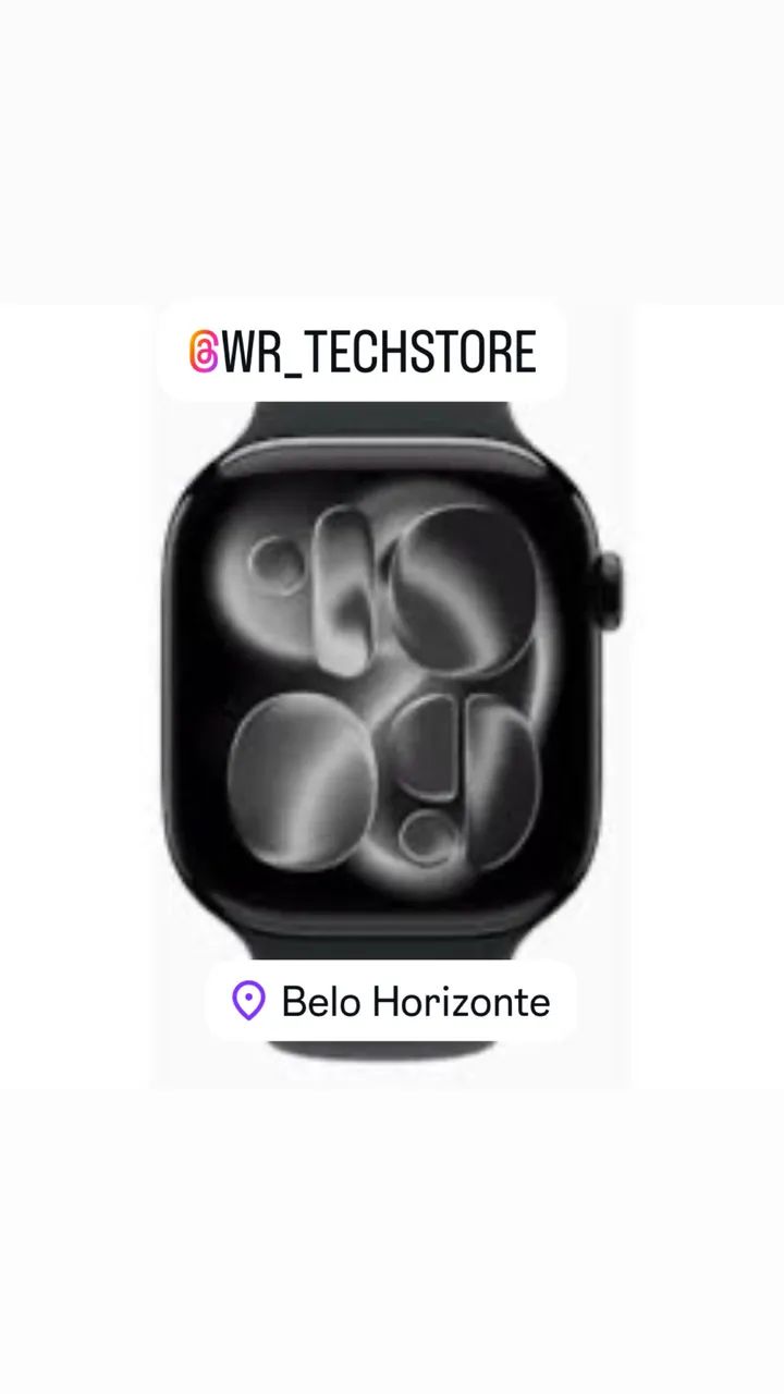 APPLE WATCH SERIES 11 - 46MM JET BLACK Pulseira Black S/M - GPS