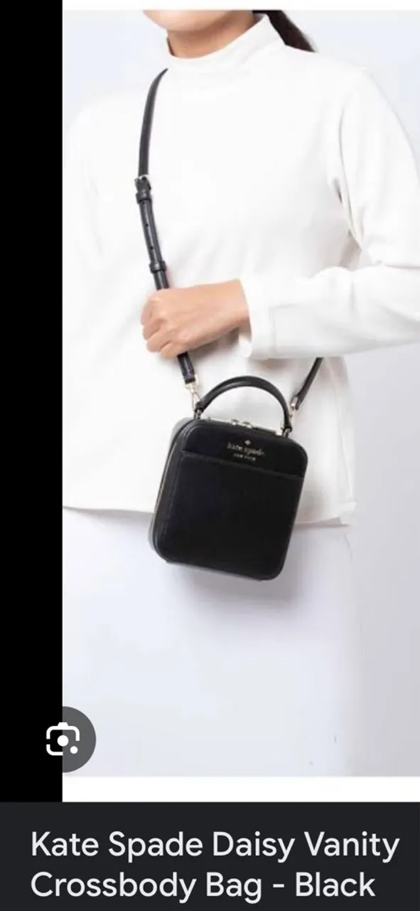 Bolsa Kate Spade Daisy Vanity Crossbody Bag - Black