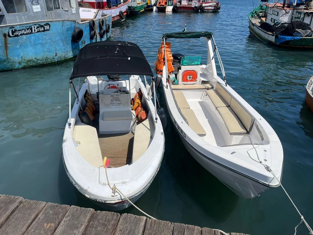 Vendo Lancha Panga 21 Motor 90 hp Yamaha 4 tempos (10 passageiros) - Foto 6