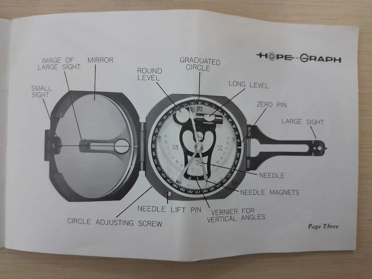 Antiguidade Bússola Japonesa Antiga Hope com suporte - Foto 5