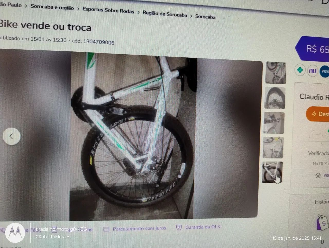Bike para venda ou troca