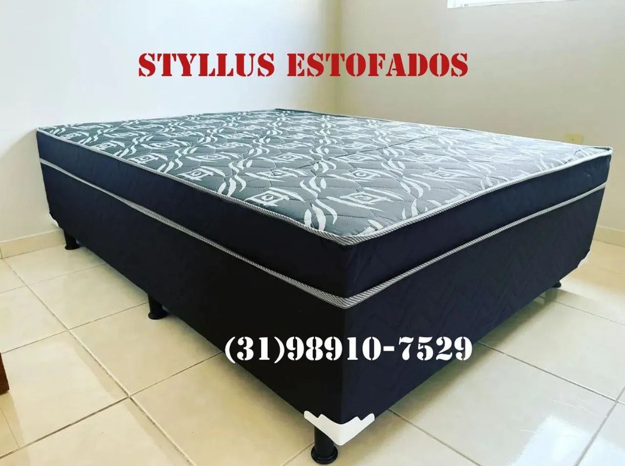 Cama box casal semi ortopédico 