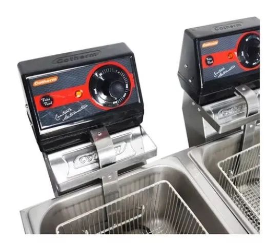 Fritadeira Elétrica 10 Litros 2 Cubas com Inmetro Profissional Cotherm - Foto 4