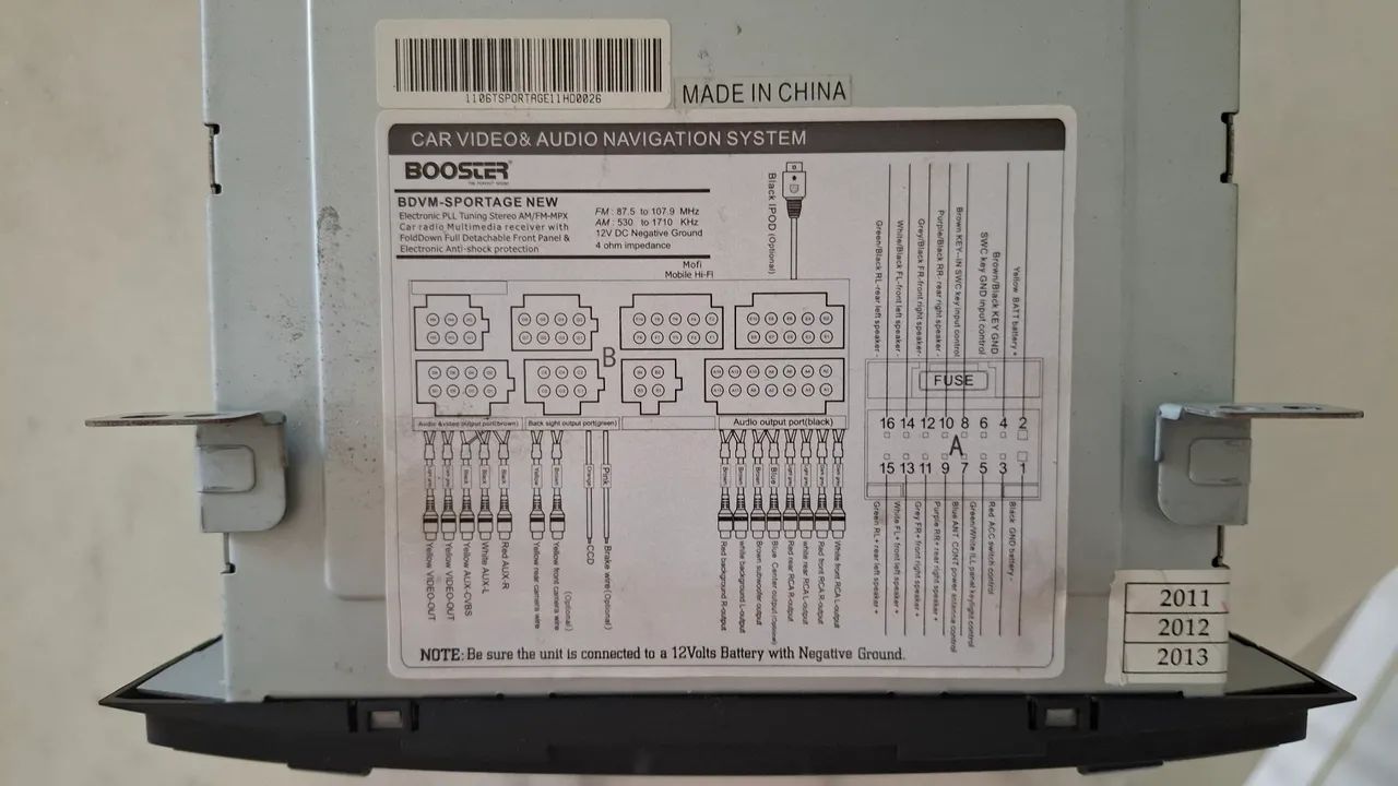 Multimídia Original Kia Sportage 2011 2912 2023 2014 2015 - Foto 5