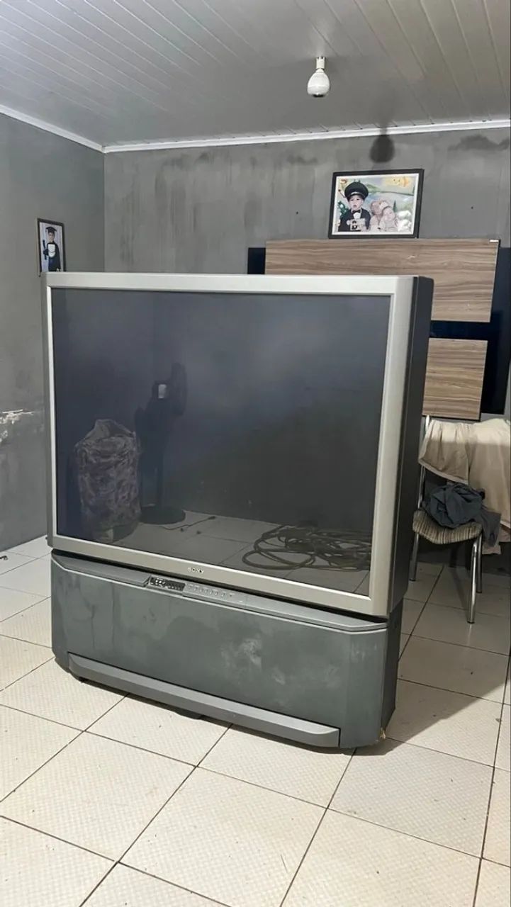 tv sony kp-61sv85t relíquia 61 polegadas funcionando